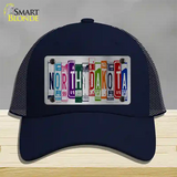 North Dakota License Plate Art Novelty License Plate Hat Mesh / Navy