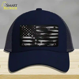 Alaska Carbon Fiber Novelty License Plate Hat Mesh / Navy