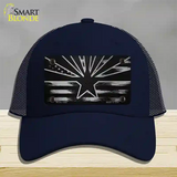 Arizona Carbon Fiber Novelty License Plate Hat Mesh / Navy