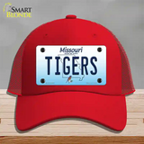 Tigers Missouri Novelty License Plate Hat Mesh / Red