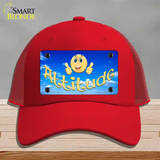 Attitude Novelty License Plate Hat Mesh / Red