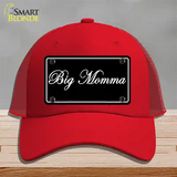 Big Momma Novelty License Plate Hat Mesh / Red