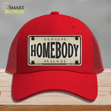 Homebody Novelty License Plate Hat Mesh / Red