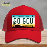 Go Grand Canyon Univ Novelty License Plate Hat Mesh / Red