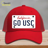 Go USC Novelty License Plate Hat Mesh / Red