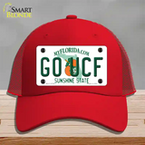 Go UCF Novelty License Plate Hat Mesh / Red