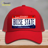 Boise State Novelty License Plate Hat Mesh / Red