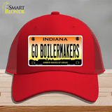 Go Boilermakers Novelty License Plate Hat Tag Mesh / Red