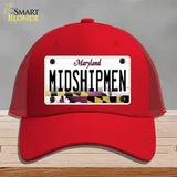 Midshipmen Novelty License Plate Hat Tag Mesh / Red