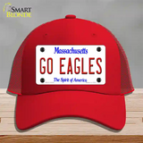 Go Eagles Novelty License Plate Hat Mesh / Red