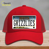 Grizzlies Novelty License Plate Hat Mesh / Red