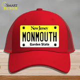 Monmouth Novelty License Plate Hat Mesh / Red