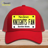 Knights Fan New Jersey Novelty License Plate Hat Mesh / Red