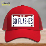 Go Flashes Novelty License Plate Hat Mesh / Red