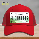 Go Commodores Novelty License Plate Hat Mesh / Red