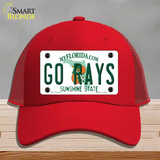 Go Rays Novelty License Plate Hat Tag Mesh / Red