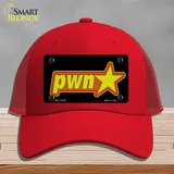 Pawn Star Novelty License Plate Hat Tag Mesh / Red