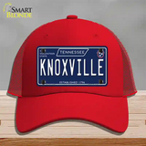 Knoxville Tennessee Blue Novelty License Plate Hat Tag Mesh / Red