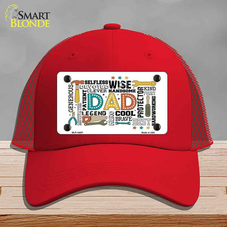 Dad Qualities Novelty License Plate Hat HAT-MLP-14497