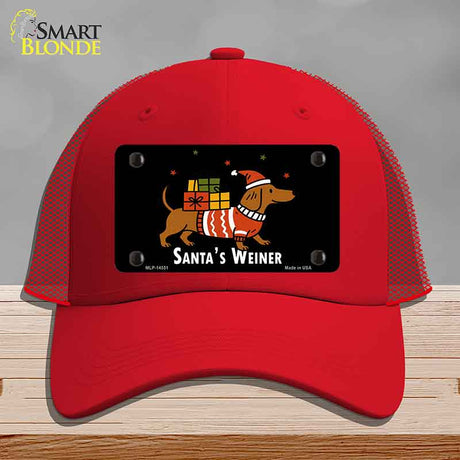 Santas Weiner Novelty License Plate Hat HAT-MLP-14551