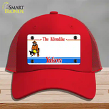 Yukon Novelty License Plate Hat Mesh / Red