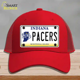 Pacers Indiana Novelty License Plate Hat Mesh / Red