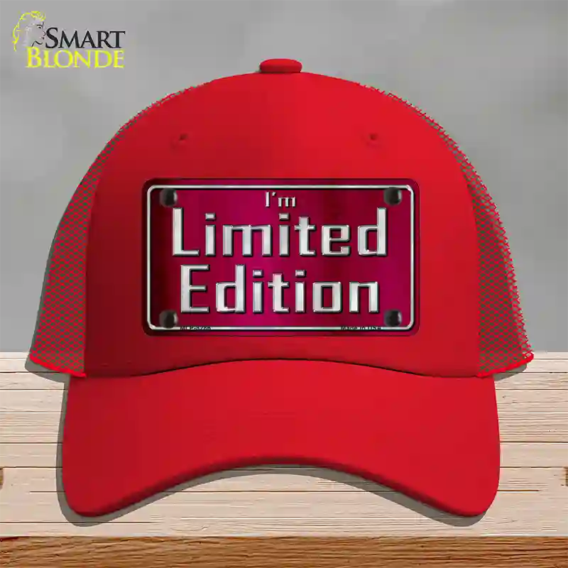 Im Limited Edition Novelty License Plate Hat Mesh / Red