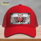 Love RN Novelty License Plate Hat Mesh / Red