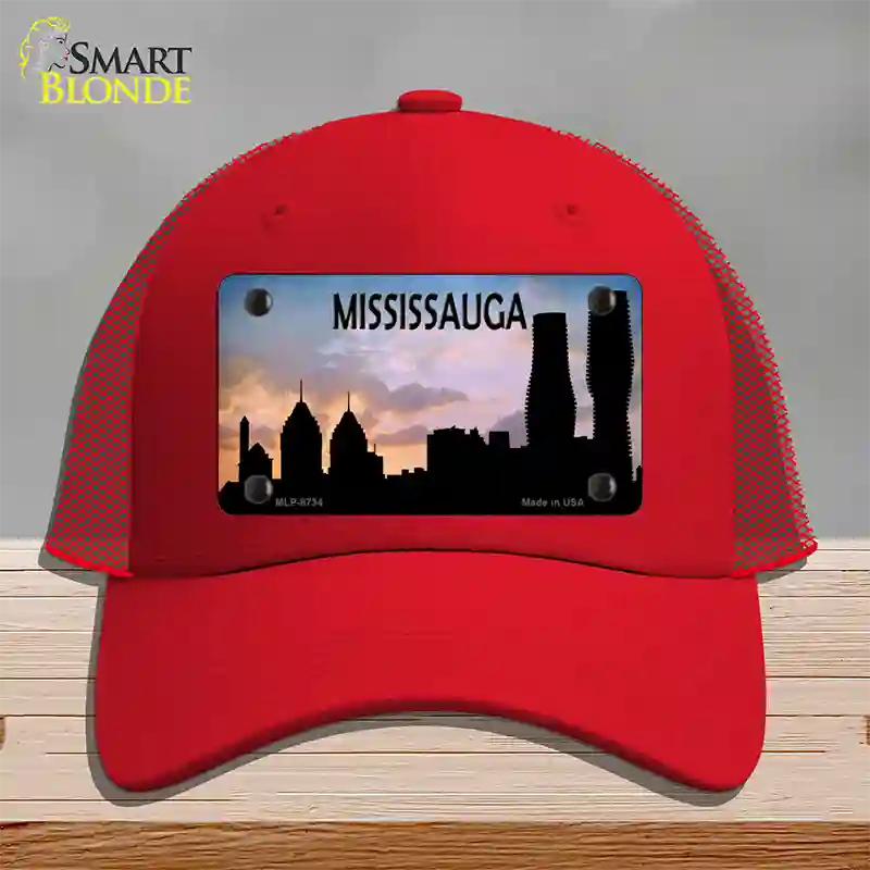 Mississauga Silhouette Novelty License Plate Hat Smart Blonde