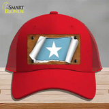 Somalia Flag Scroll Novelty License Plate Hat Mesh / Red