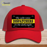 The Calm Voice Dispatchers Novelty License Plate Hat Mesh / Red