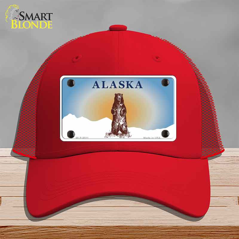 Alaska Bear Novelty License Plate Hat HAT-MLP-9511