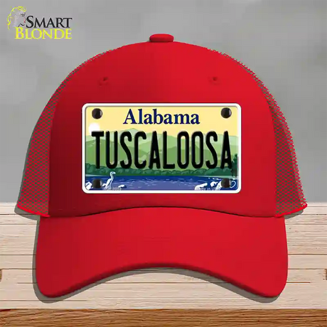 Tuscaloosa Alabama Novelty License Plate Hat Mesh / Red