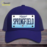 Springfield Missouri Novelty License Plate Hat Mesh / Royal Blue