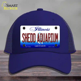 Shedd Aquarium Illinois Novelty License Plate Hat Mesh / Royal Blue