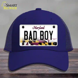 Bad Boy Maryland Novelty License Plate Hat Mesh / Royal Blue