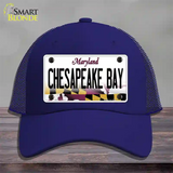 Chesapeake Bay Maryland Novelty License Plate Hat Mesh / Royal Blue