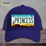 Princess Arizona Novelty License Plate Hat Mesh / Royal Blue