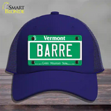 Barre Vermont Novelty License Plate Hat Mesh / Royal Blue