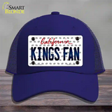 Kings Fan California Novelty License Plate Hat Mesh / Royal Blue