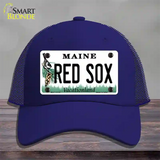 Red Sox Maine Novelty License Plate Hat Mesh / Royal Blue