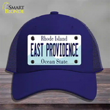 East Providence Rhode Island State Novelty License Plate Hat Mesh / Royal Blue