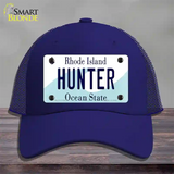 Hunter Rhode Island State Novelty License Plate Hat Mesh / Royal Blue