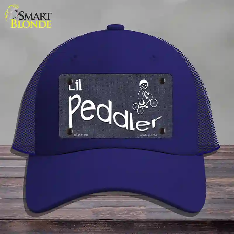 Lil Peddler Novelty License Plate Hat Mesh / Royal Blue