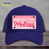 Mommys Little Princess Novelty License Plate Hat Mesh / Royal Blue