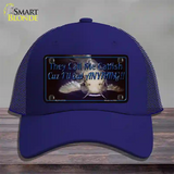 They Call Me Catfish Novelty License Plate Hat Mesh / Royal Blue