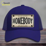 Homebody Novelty License Plate Hat Mesh / Royal Blue