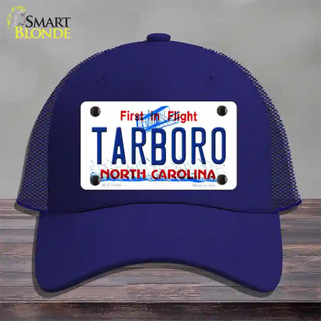 Tarboro North Carolina Novelty License Plate Hat Mesh / Royal Blue