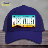 Oro Valley Arizona Novelty License Plate Hat Mesh / Royal Blue