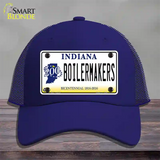 Boilermakers Indiana Novelty License Plate Hat Mesh / Royal Blue